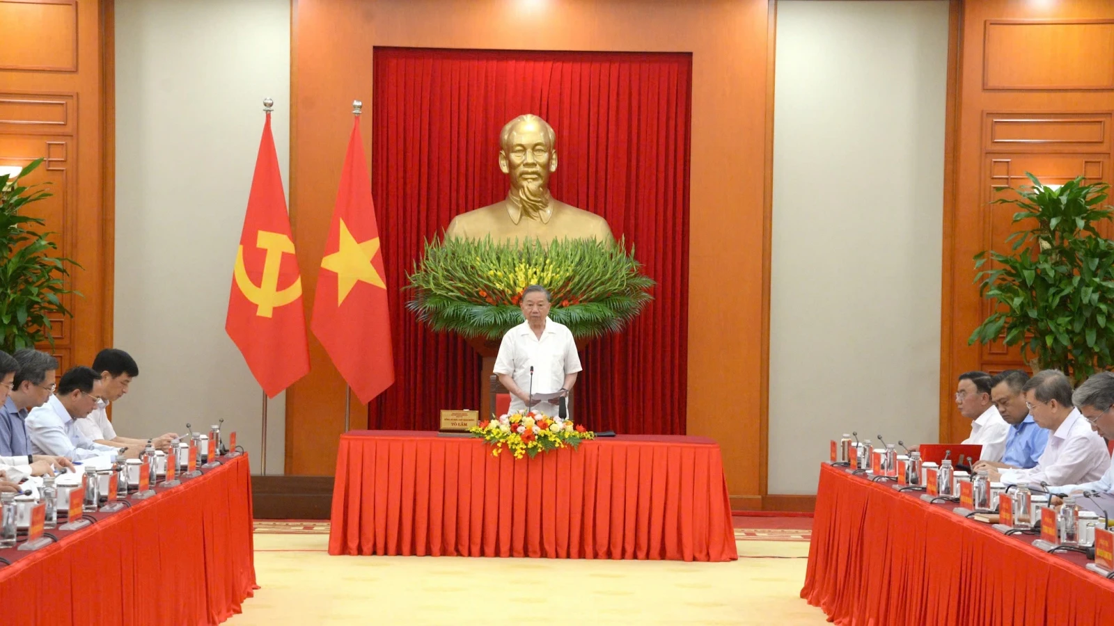 Tổng Bí thư, Chủ tịch nước Tô Lâm làm việc với Ban Tổ chức Trung ương
