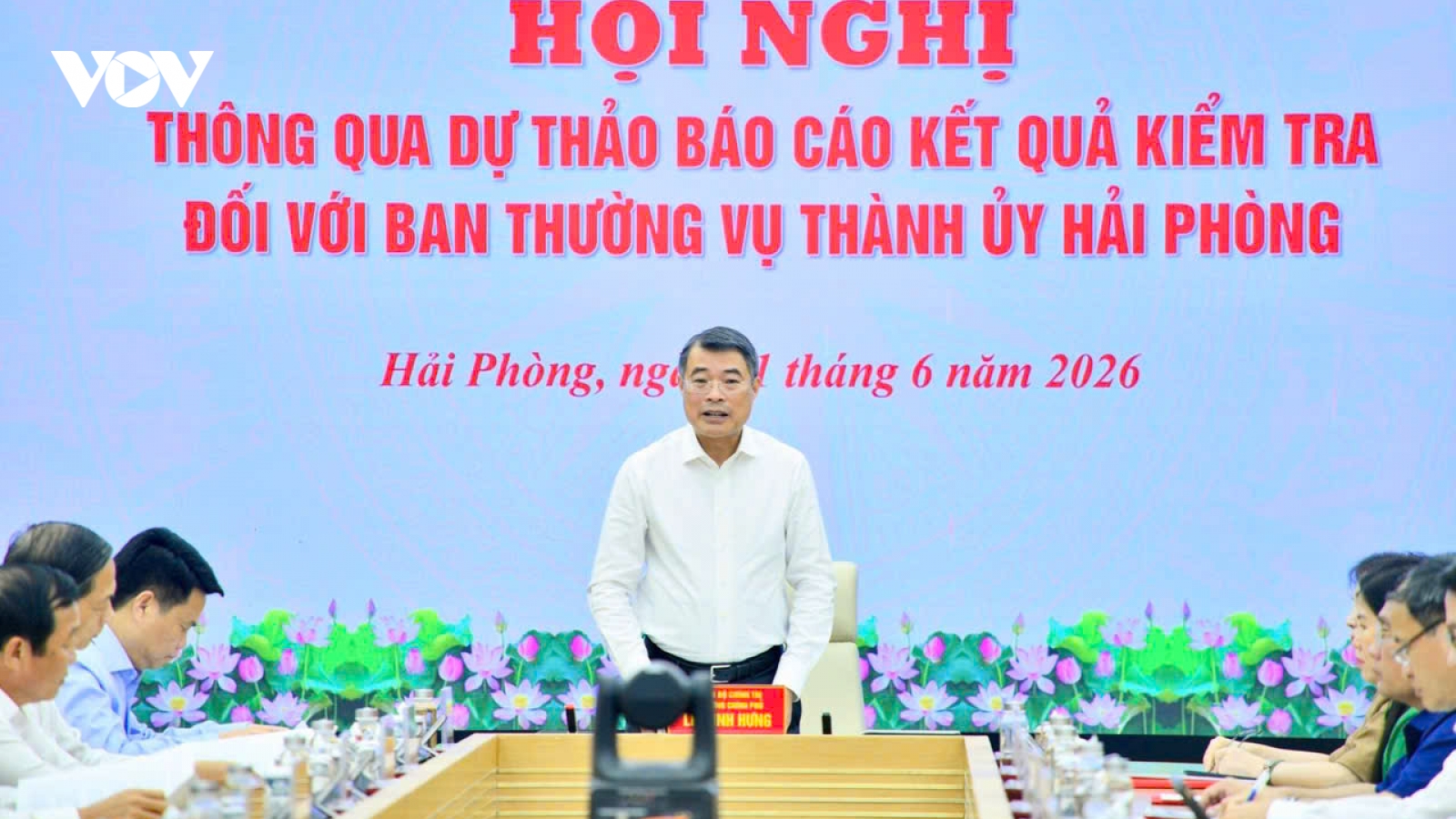Thủ tướng chủ trì hội nghị thông qua báo cáo kết quả kiểm tra tại Hải Phòng